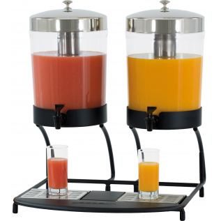 Fruit juice dispenser 2 x 8 Liters