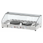 Double crepe maker serving station