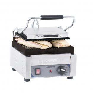 Grill panini petit premium rainurée - rainurée