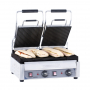 Grade B - Grill Panini double Premium Rainurée - Rainurée