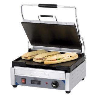Grade B - Grill Panini Grand Premium Lisse - Lisse avec minuteur