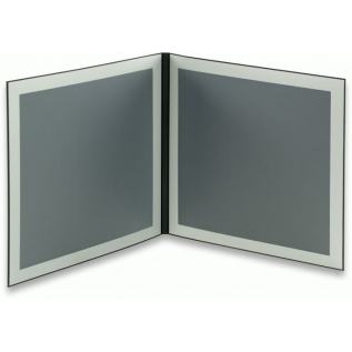 Cartes des desserts Moderne noir  2 vues