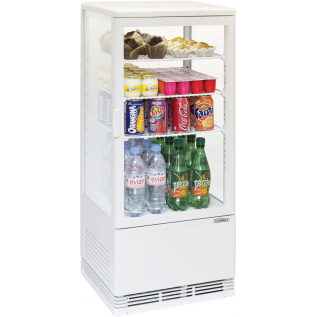Mini koelvitrine 78L Wit