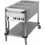 Bain-marie trolley water-heated 3 x GN 1/1