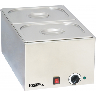 Bain marie avec 2 x GN 1/2