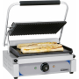 Grill panini rainurée - lisse