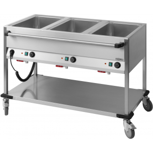 Bain Marie Trolley 3xGN1/1 H