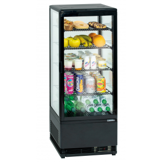 Display fridge 98L - Black